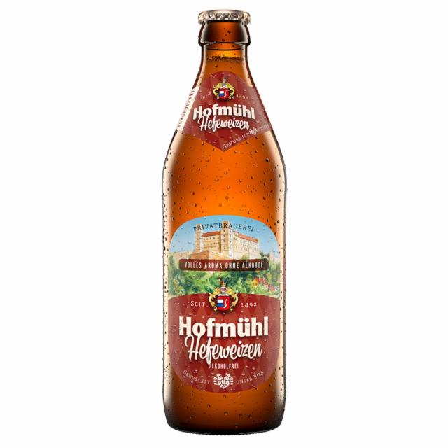 Hofmühl Hefeweizen Alkoholfrei 0.5%, Hofmuhl, Germany
