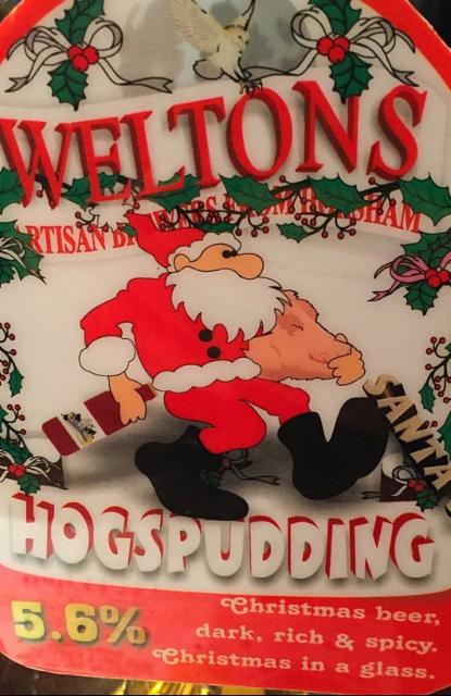 Hogspudding 5.6%, Weltons Brewery Ltd, England