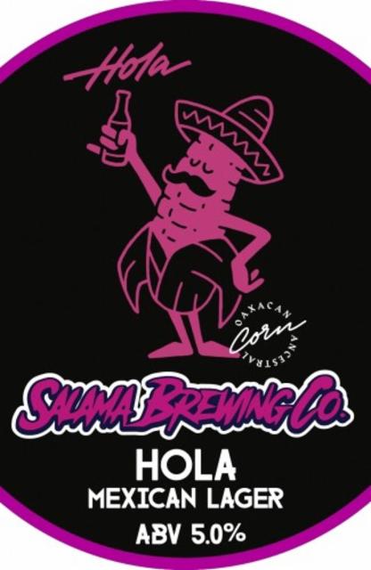 Hola - Mexican Corn Lager 5.0%, Salama Brewing Company, Finland