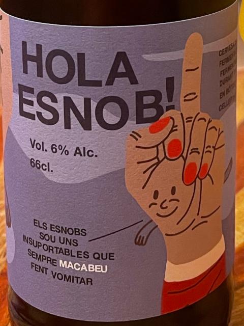 Hola Esnob! 6.0%, Cervesa Màger, Spain