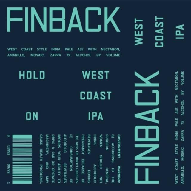 Hold On 7.0%, Finback Brewery, United States