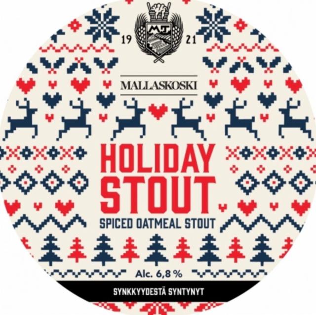 Holiday Stout 6.8%, Mallaskosken Panimo, Finland