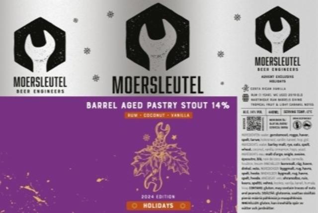 Holidays 2024 edition 14.0%, Brouwerij De Moersleutel, Netherlands