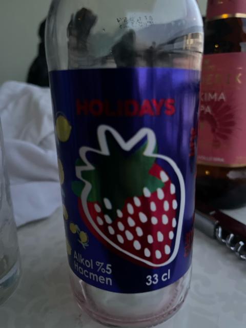 Holidays lime strawberry 5.0%, Türk Tuborg, Turkey