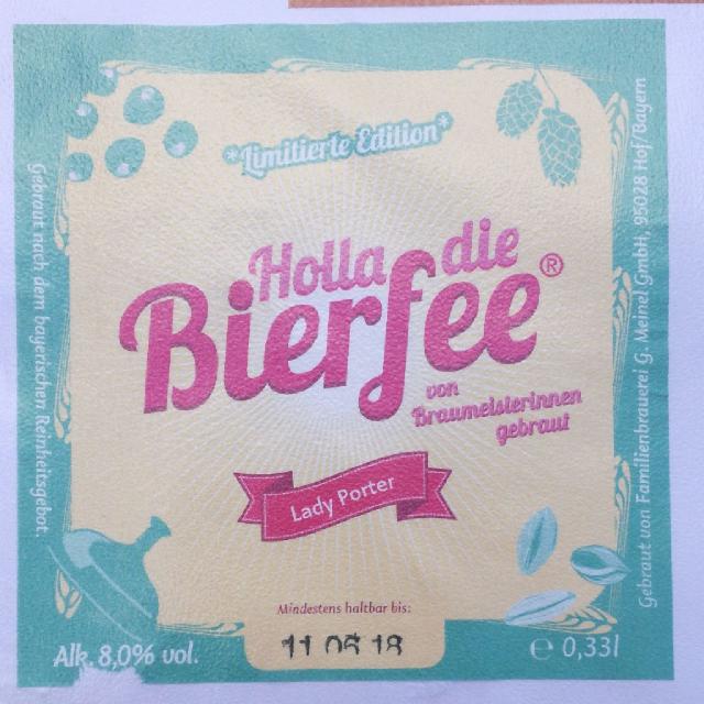 Holla die Bierfee Lady Porter 8.0%, Brauerei Drei Kronen Memmelsdorf, Germany