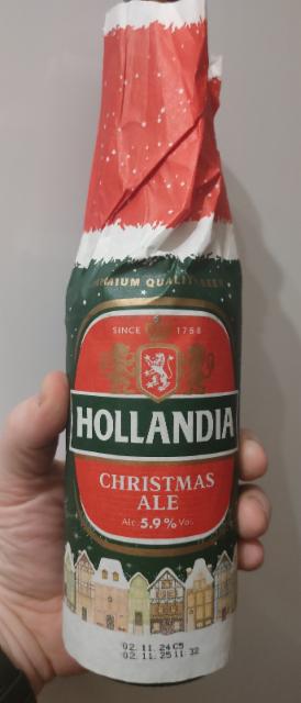 Hollandia Christmas Ale 5.9%, Moskovskaya Pivovarennaya Kompaniya (Oasis Beverages) / Московская Пивоваренная Компания, Russia