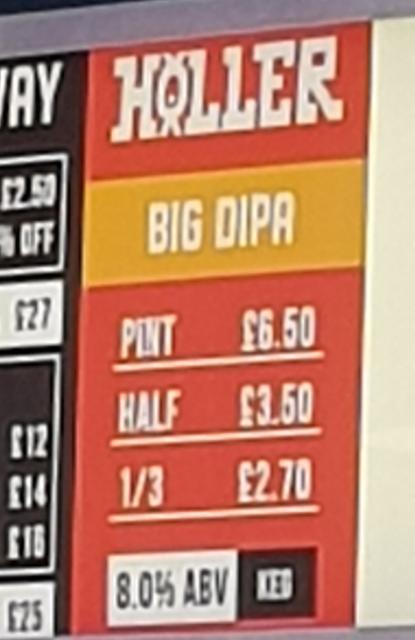 Holler Big DIPA 8.0%, Holler Brewery, England
