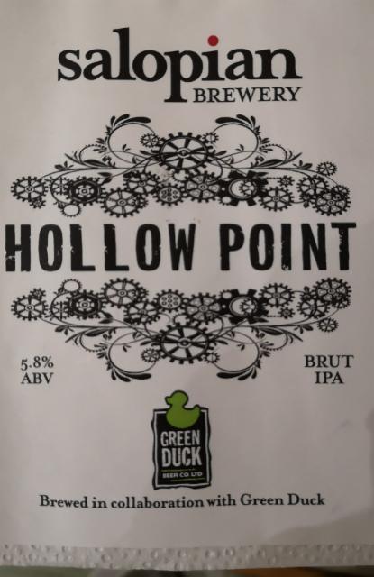 Hollow Point 5.8%, Salopian Brewery, England