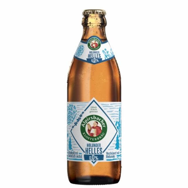 Holunder Helles 0.0%, Alpirsbacher Klosterbräu, Germany