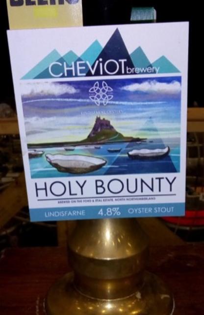 Holy Bounty 4.8%, Cheviot Brewery, England