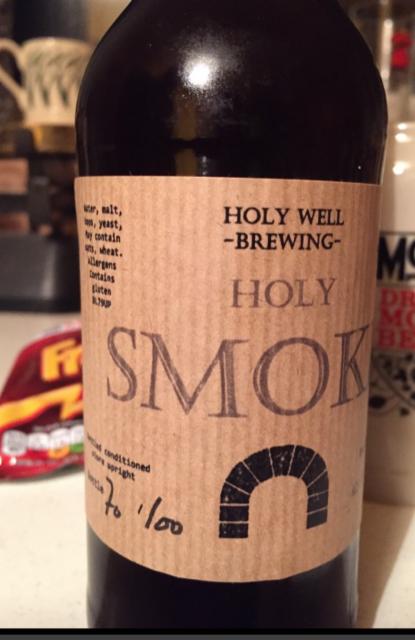 Holy Smoke 5.5%, Holy Well Brewing, England