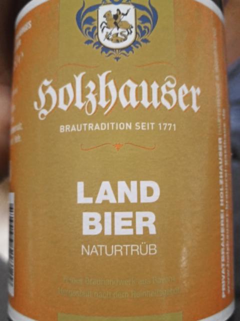 Holzhauser Landbier 4.9%, Privatbrauerei Holzhauser, Germany