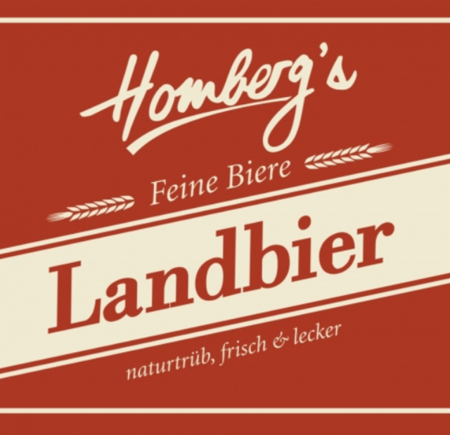 Homberg's Landbier 4.9%, Privatbrauerei Bolten, Germany