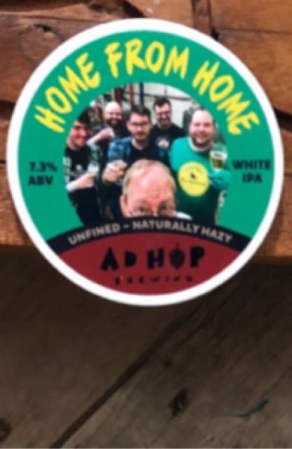 Home From Home 7.3%, Ad Hop Brewing Ltd, England