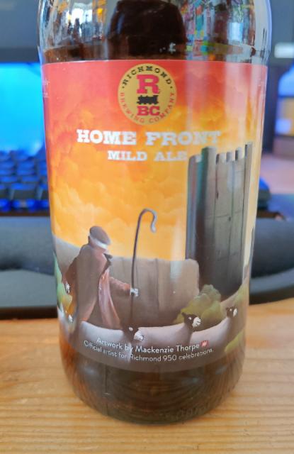 home front mild ale 3.5%, Richmond Brewing, England