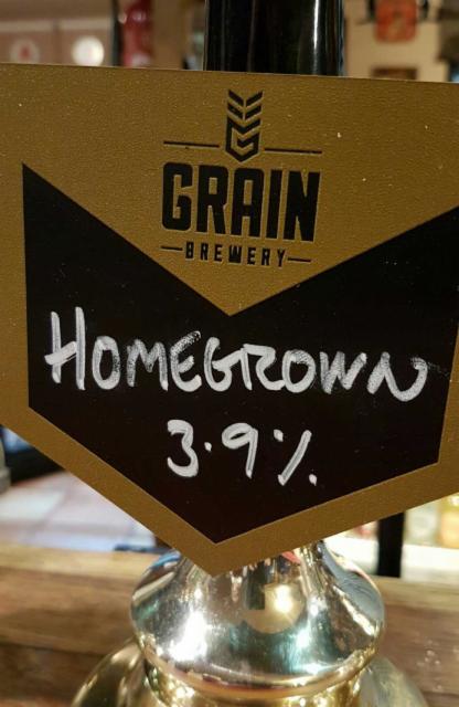 Homegrown 3.9%, Grain Brewery, England