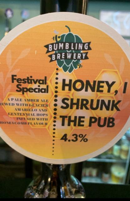 Honey, I Shrunk The Pub 4.3%, Bumbling Brewery, England