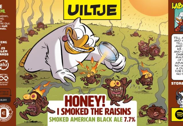 Honey! I Smoked The Raisins 7.7%, Uiltje Brewing Co, Netherlands