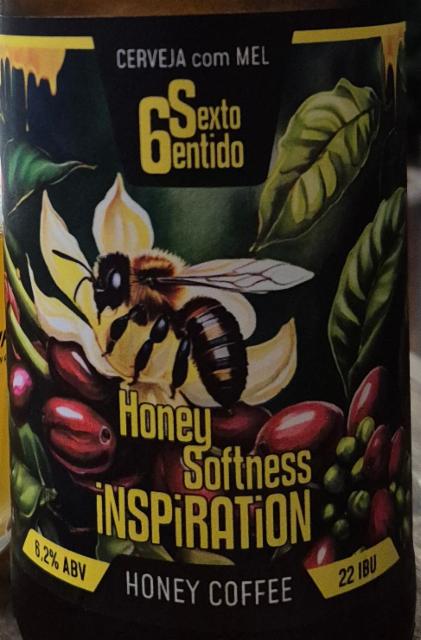 Honey Softness Inspiration 6.2%, Sexto Sentido Cervejaria, Brazil