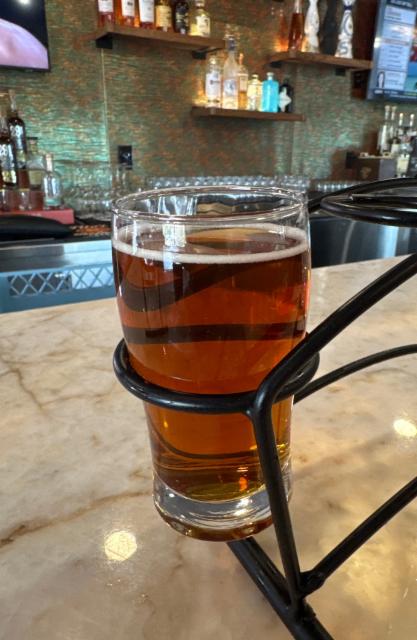 Honey wheat stinger, The hive at Estes park brewery