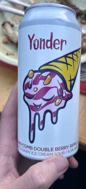 Honeycomb double berry ripple 6.5%, Yonder Brewing, England