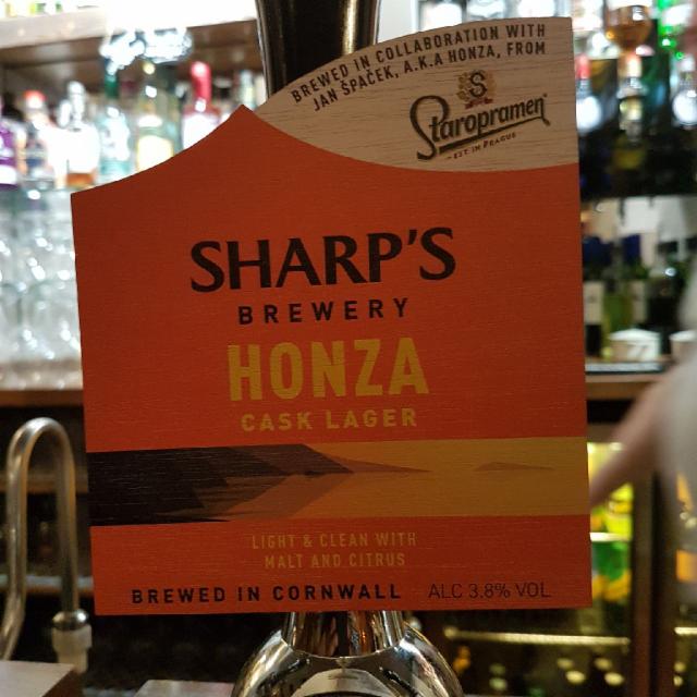 Honza 3.8%, Sharp's Brewery, England