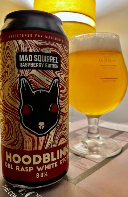 Hoodblink Raspberry Edition 9.0%, Mad Squirrel Brewing, England