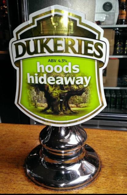 Hoods Hideaway 4.3%, Dukeries Brewery, England
