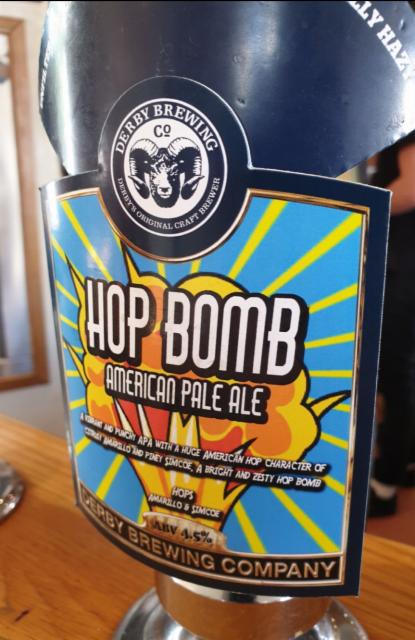 Hop Bomb 4.5%, Derby Brewing, England