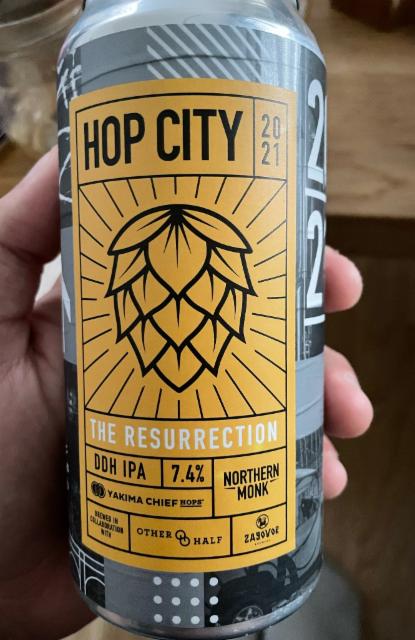 Hop City 2021 - The Resurrection 7.4%, Northern Monk Brew Co., England