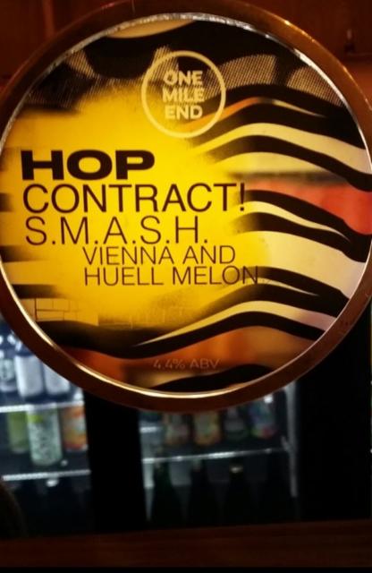 Hop Contract! S.M.A.S.H. 4.4%, One Mile End, England