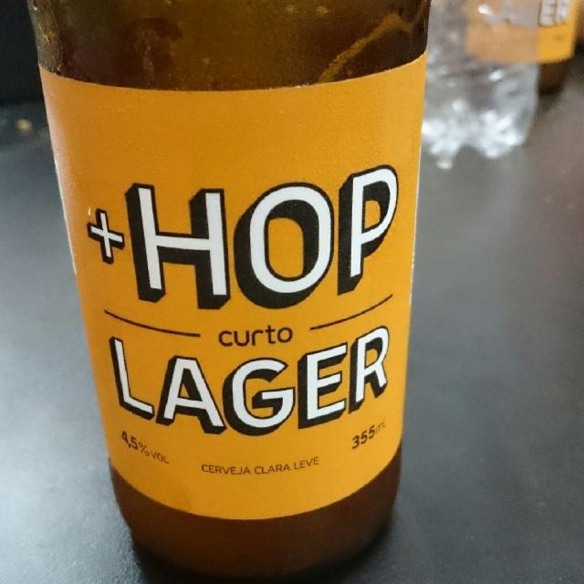 +Hop curto Lager 4.5%, Cervejaria Lagos Ltda, Brazil