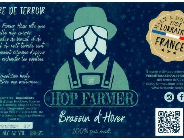 Hop Farmer Brassin D'Hiver 6.0%, Hop Farmer, France