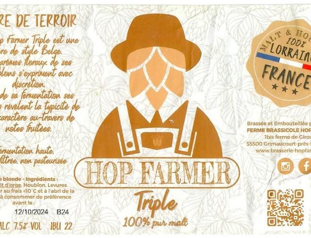 Hop Farmer Triple 8.0%, Hop Farmer, France