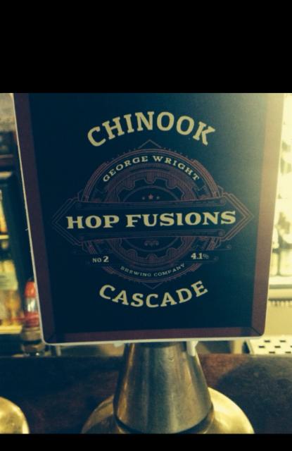 Hop Fusions No. 2 - Chinook Cascade 4.1%, George Wright Brewing Company, England