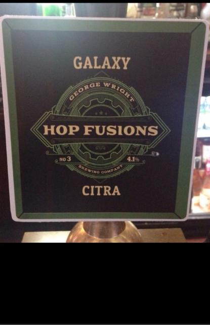 Hop Fusions No. 3 - Galaxy Citra 4.1%, George Wright Brewing Company, England