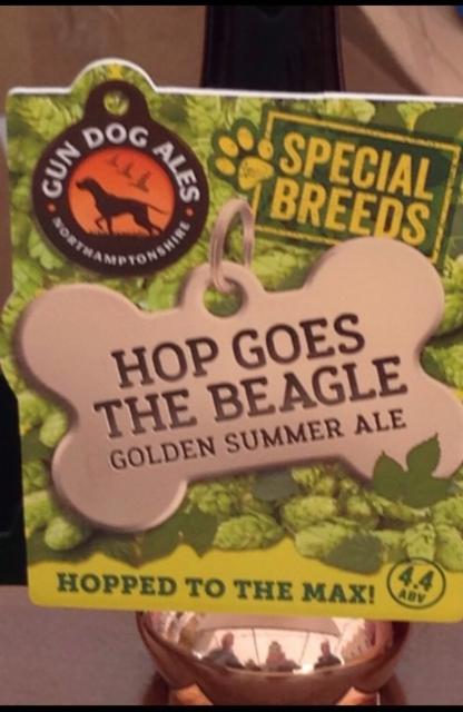 Hop Goes The Beagle 4.4%, Gun Dog Ales, England