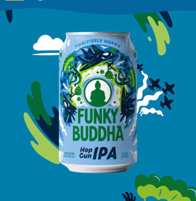 Hop Gun 7.0%, Funky Buddha Brewery (Constellation Brands), United States