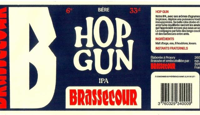 Hop Gun IPA, Brasse Cour - Brasserie SBC