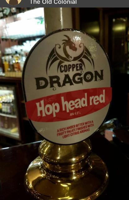 Hop Head Red 4.0%, Copper Dragon Brewery, England