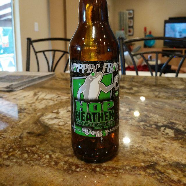 Hop Heathen Imperial Black IPA 8.8%, Hoppin' Frog Brewery, United States