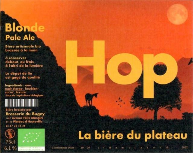 Hop, La Bière Du Plateau, Brasserie Du Bugey