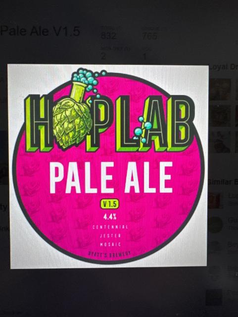 Hop Lab V1.5, Byatt's Brewery
