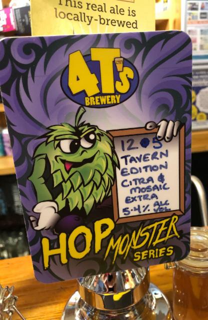 Hop Monster Series Citra & Mosaic Extra 5.4%, 4T's Brewery, England