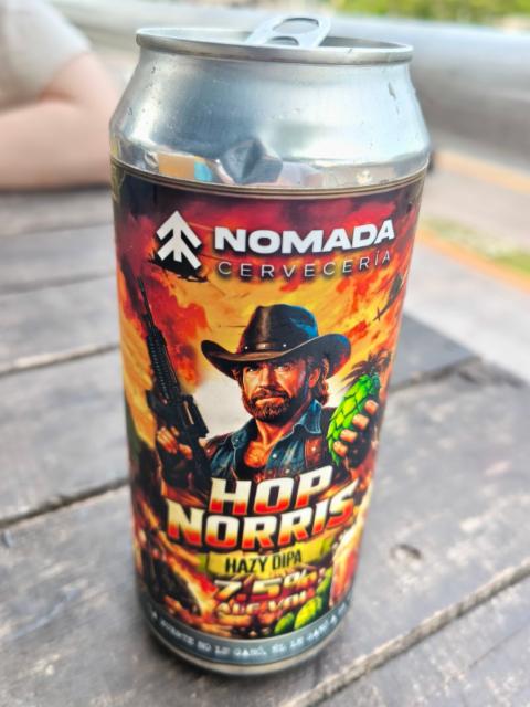 hop norris 7.5%, Cervecería Nómada, Mexico