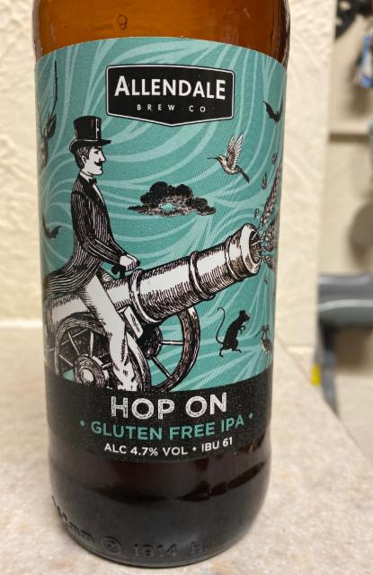 Hop On 4.7%, Allendale Brewery, England