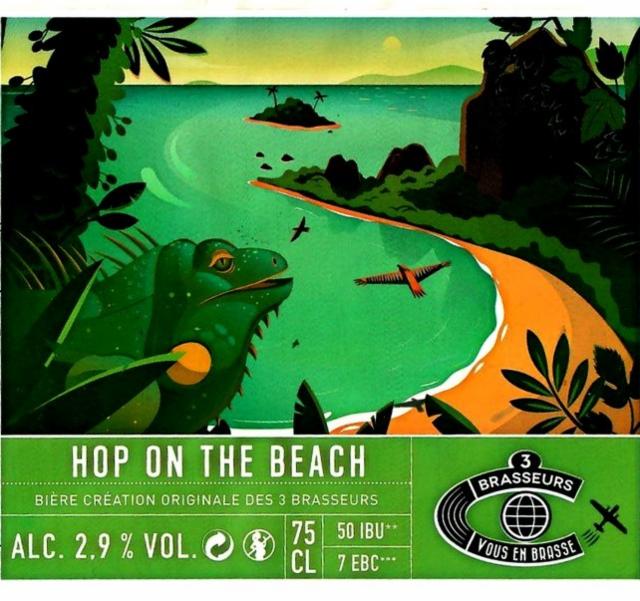 Hop On The Beach 2.9%, Les 3 Brasseurs / The 3 Brewers Lille, France