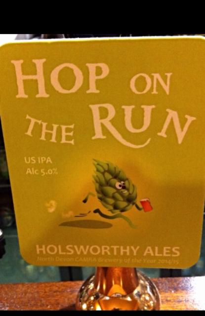Hop On The Run 5.0%, Holsworthy Ales, England