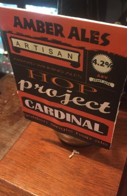 Hop Project Cardinal 4.2%, Amber Ales, England