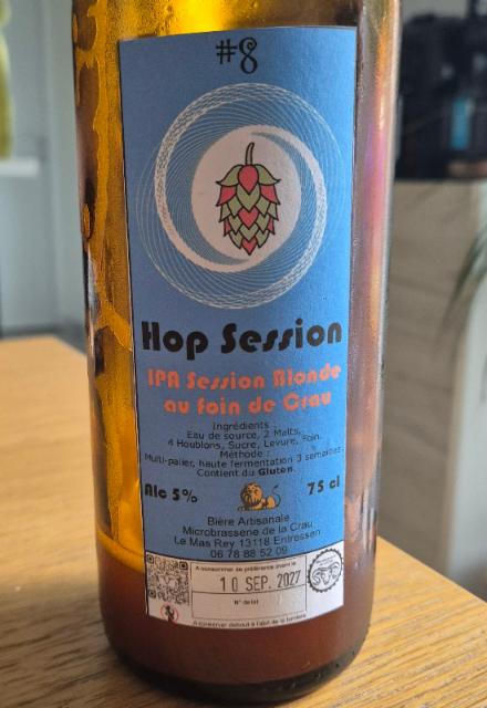 hop session #8 5.0%, Microbrasserie De La Crau, France
